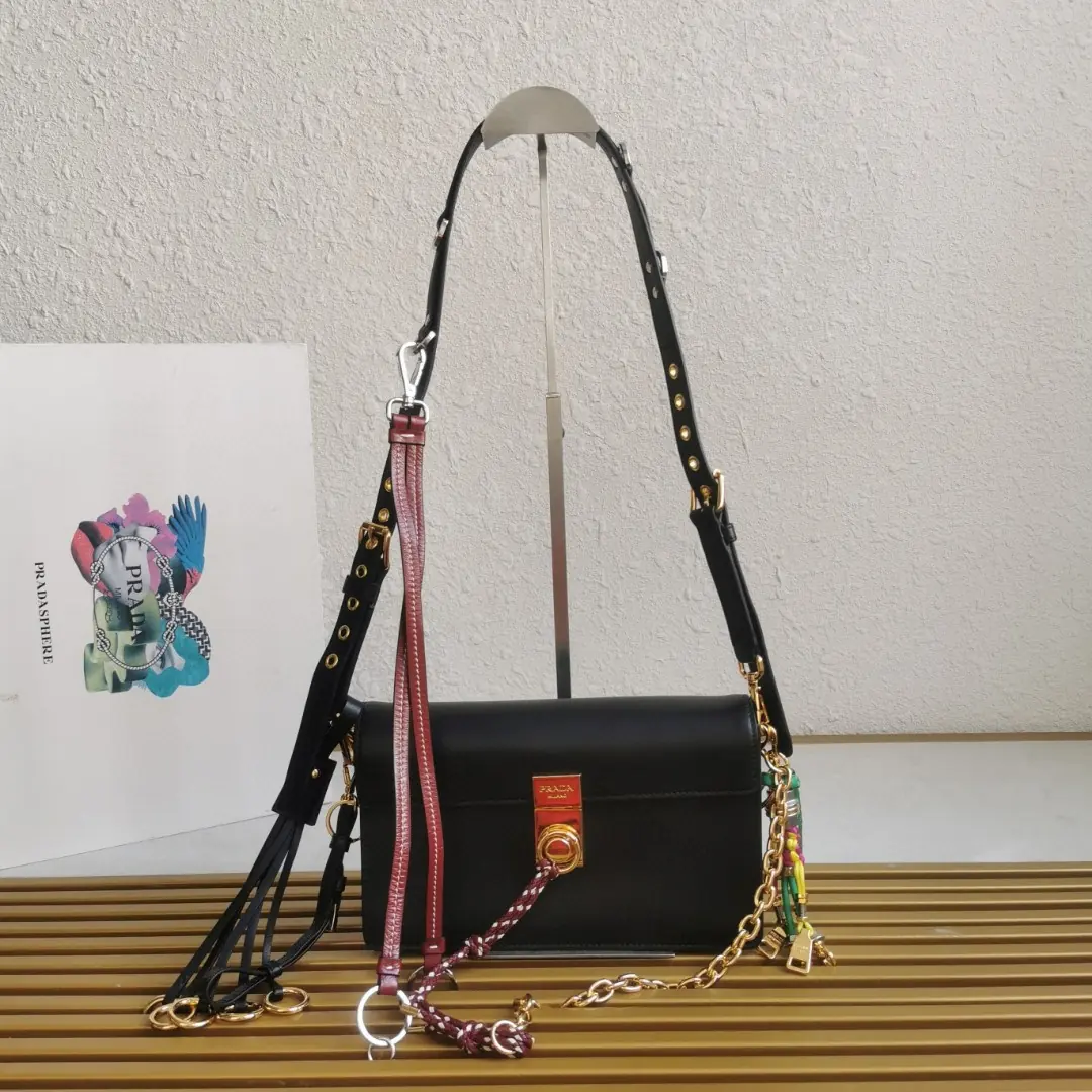 Prada Style Leather Top Handle Bag Lookbook Reference image 1