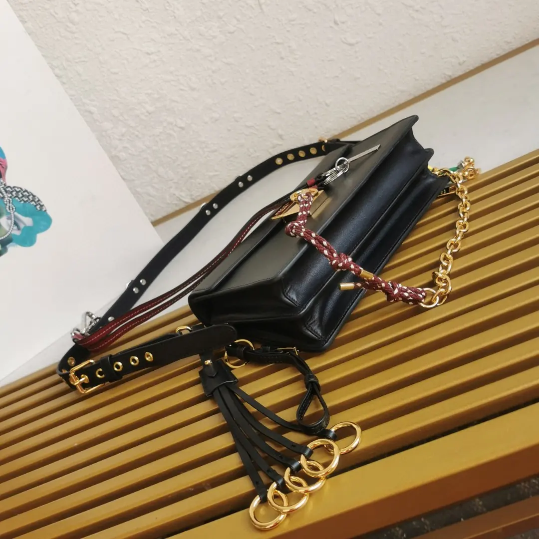 Prada Style Leather Top Handle Bag Lookbook Reference image 3