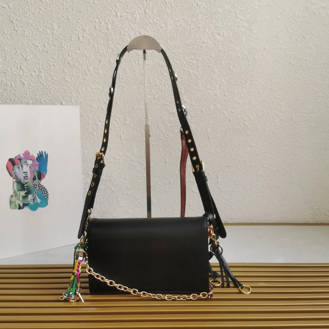 Prada Style Leather Top Handle Bag Lookbook Reference image 5