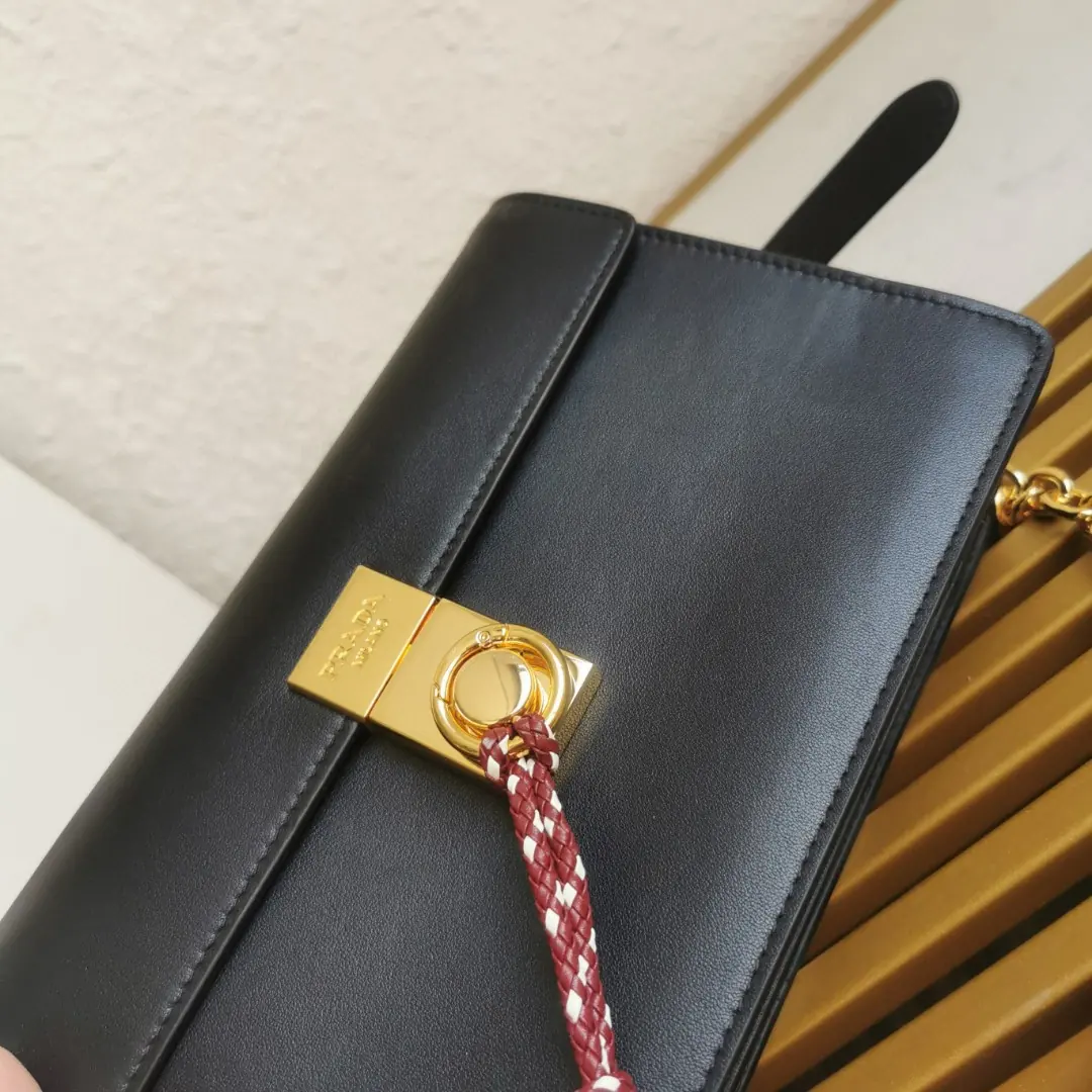 Prada Style Leather Top Handle Bag Lookbook Reference image 6