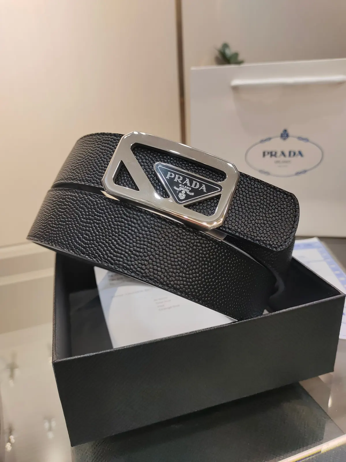 Prada Style Men's Belts Lookbook Reference image 1