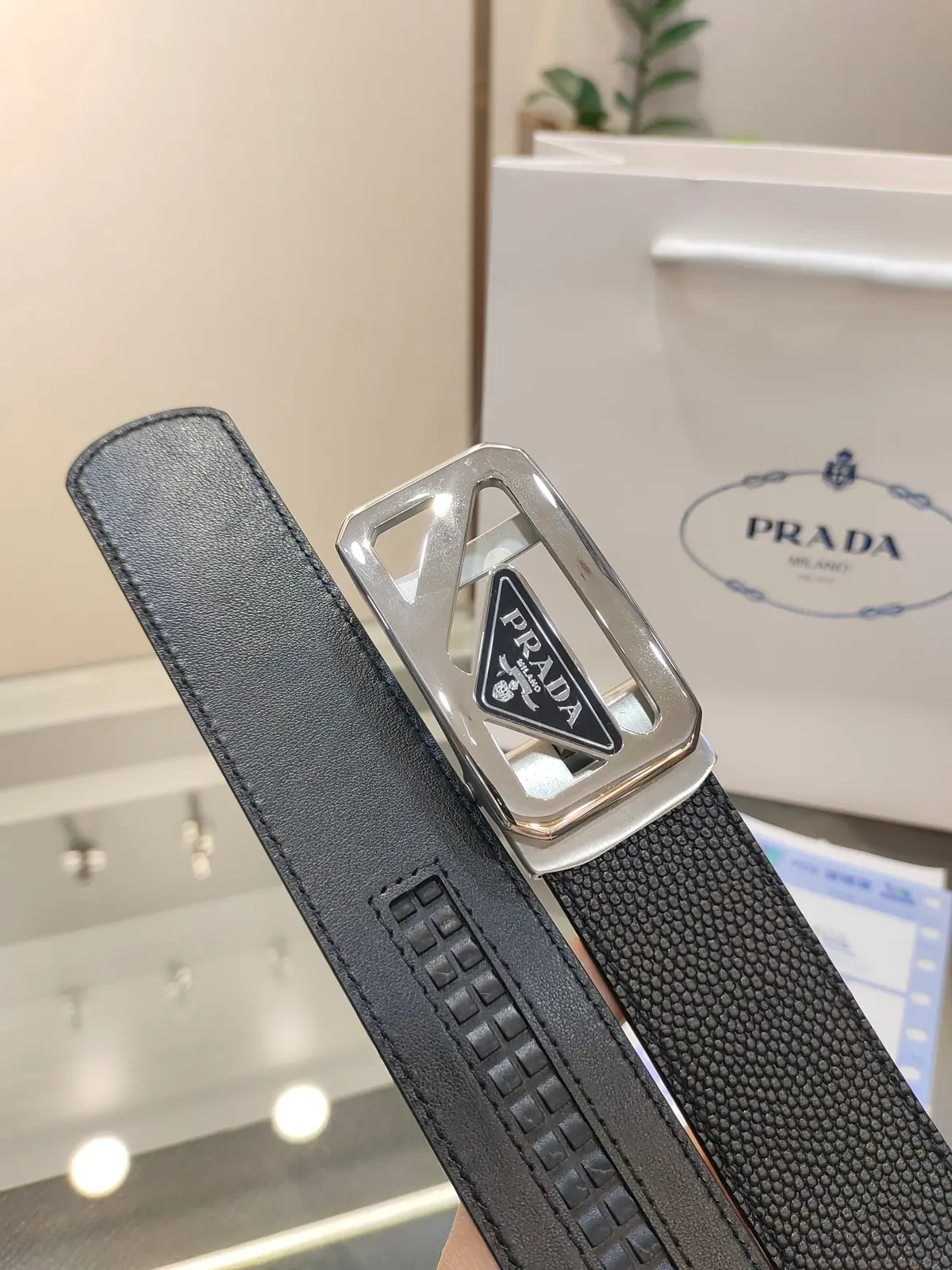 Prada Style Men's Belts Lookbook Reference image 6