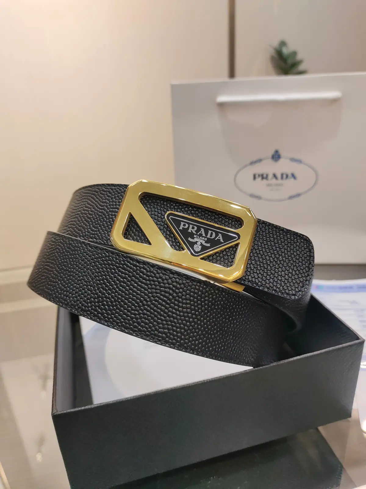 Prada Style Men's Belts Lookbook Reference image 1