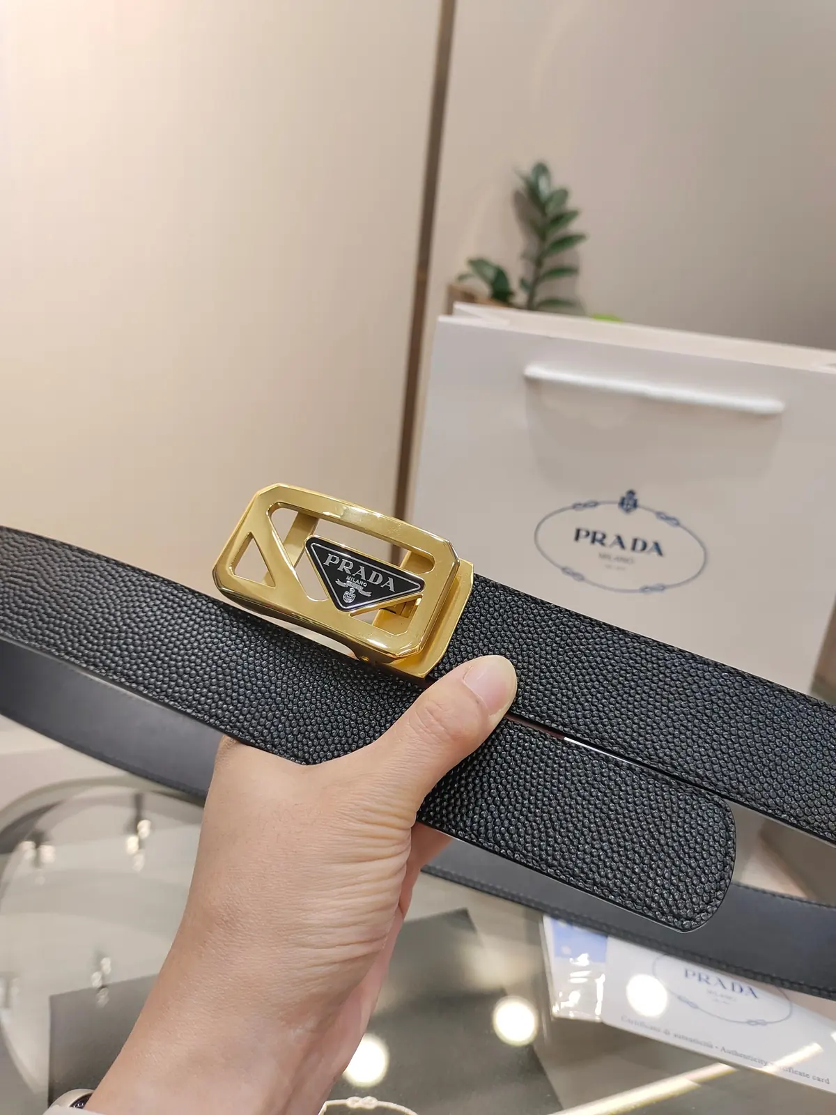 Prada Style Men's Belts Lookbook Reference image 2