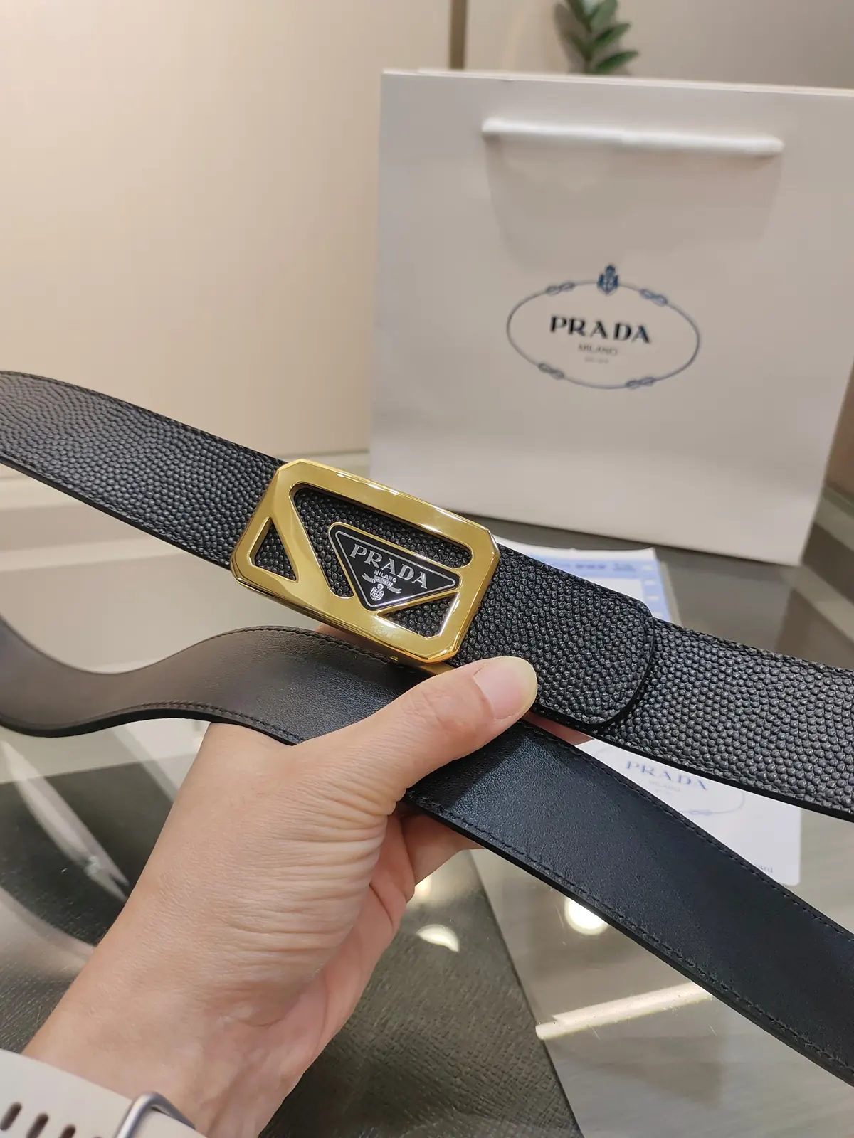 Prada Style Men's Belts Lookbook Reference image 4