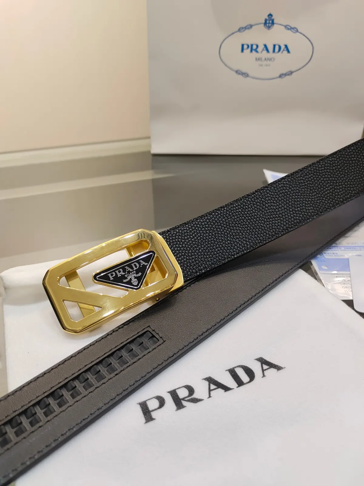 Prada Style Men's Belts Lookbook Reference image 5