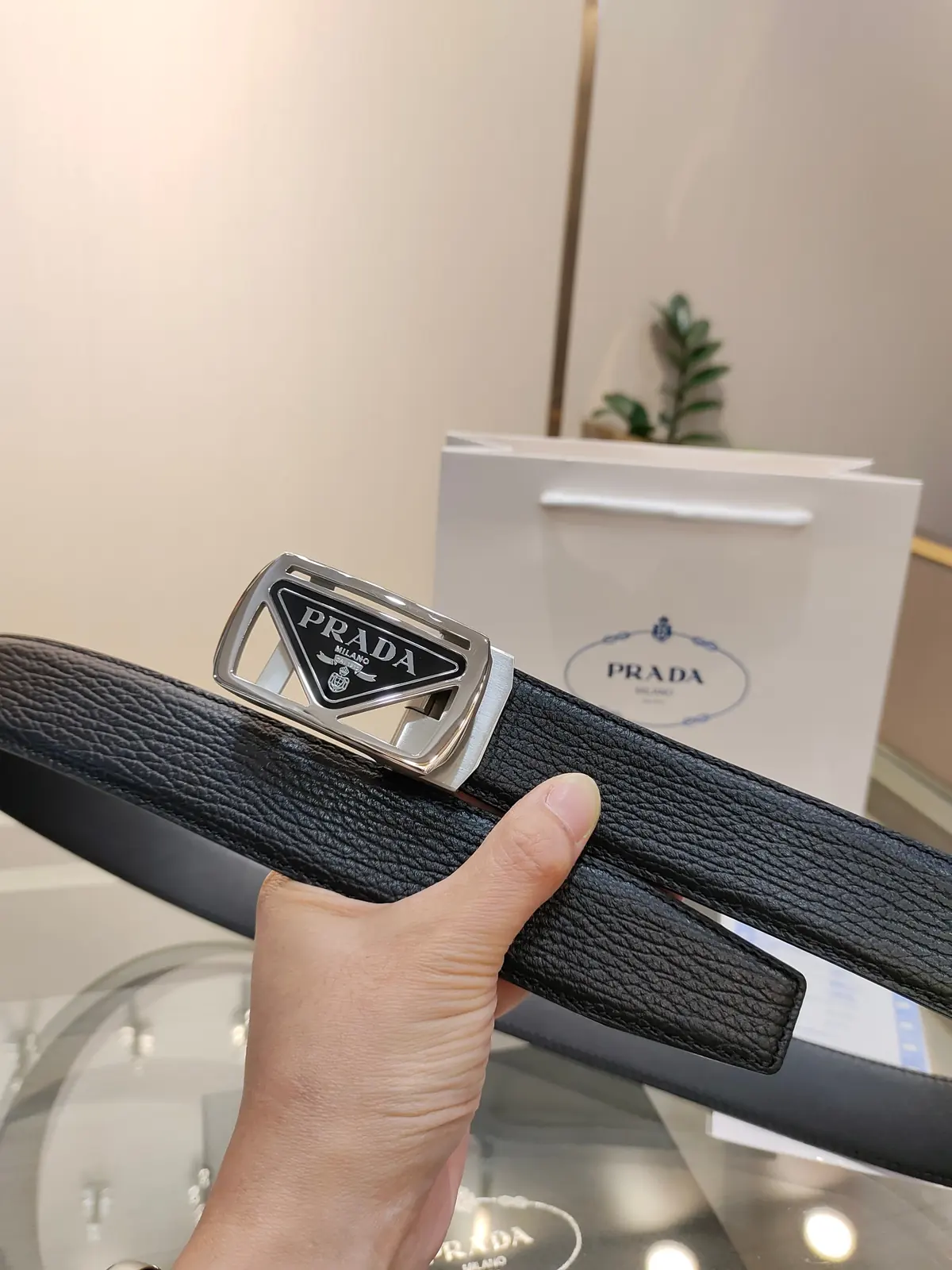 Prada Style Men's Belts Lookbook Reference image 2