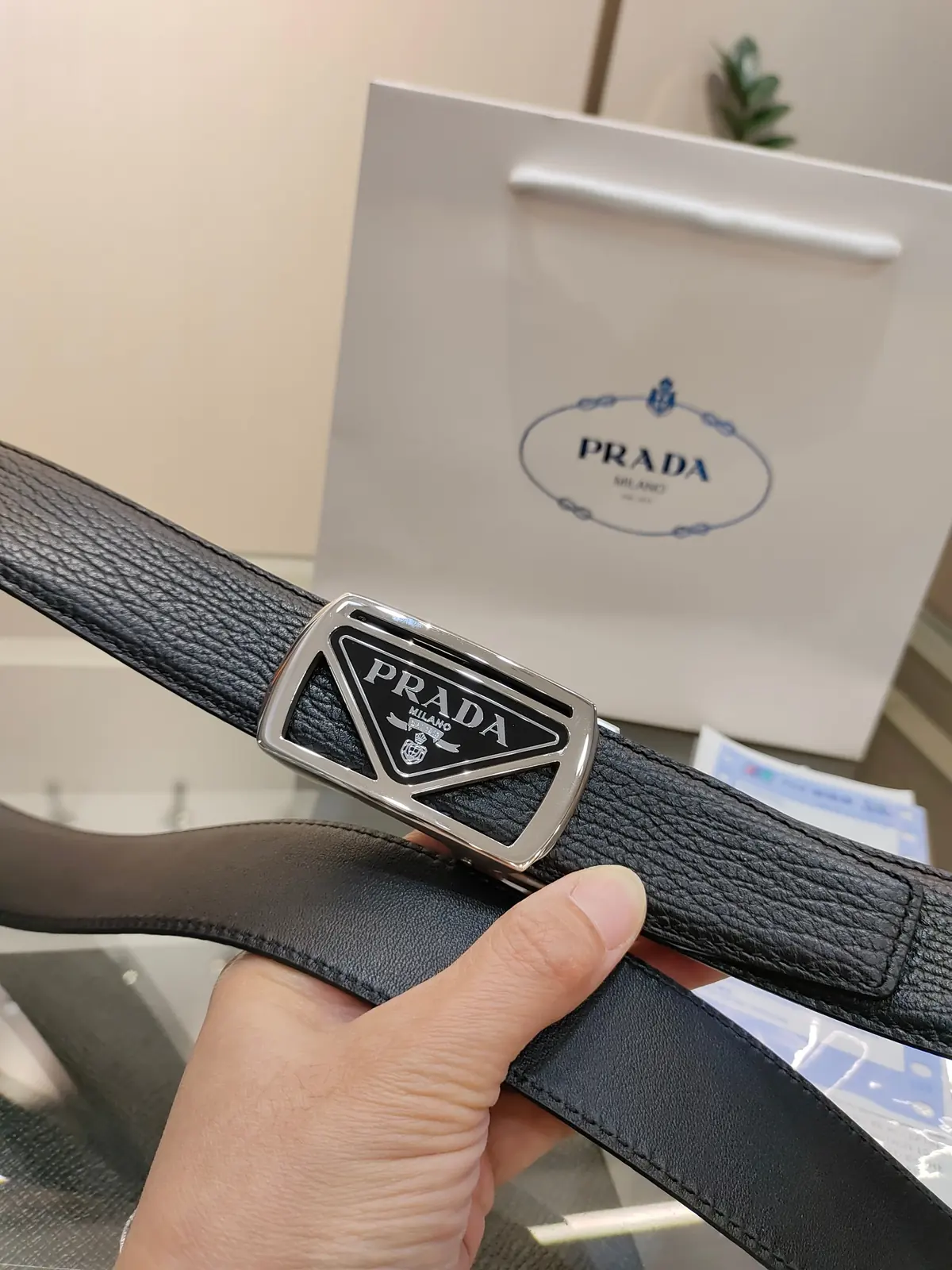 Prada Style Men's Belts Lookbook Reference image 4