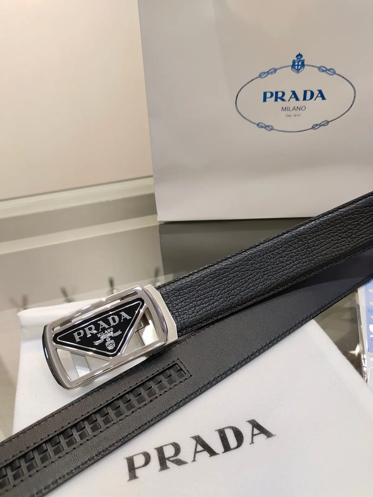Prada Style Men's Belts Lookbook Reference image 5