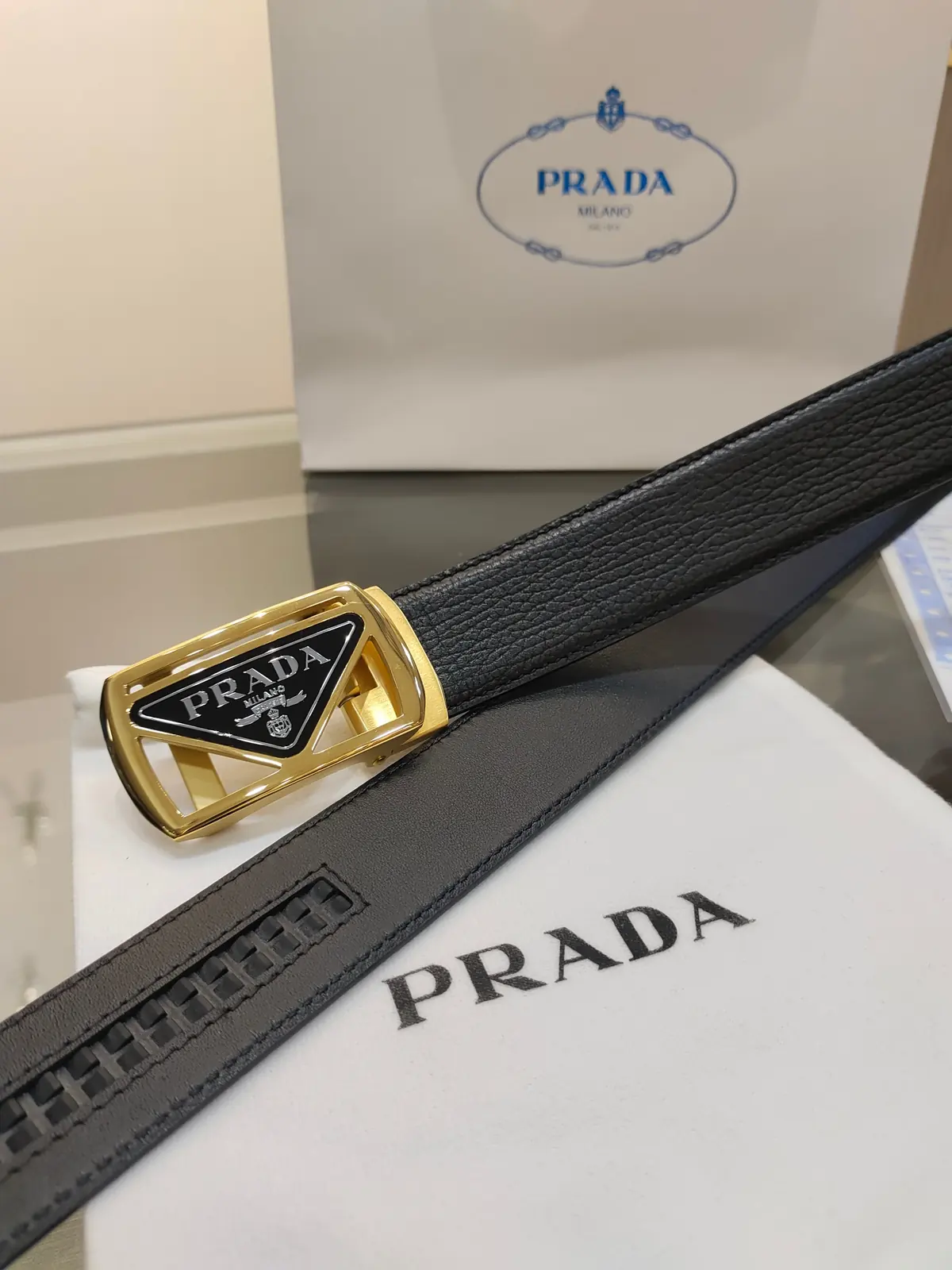 Prada Style Men's Belts Lookbook Reference image 5