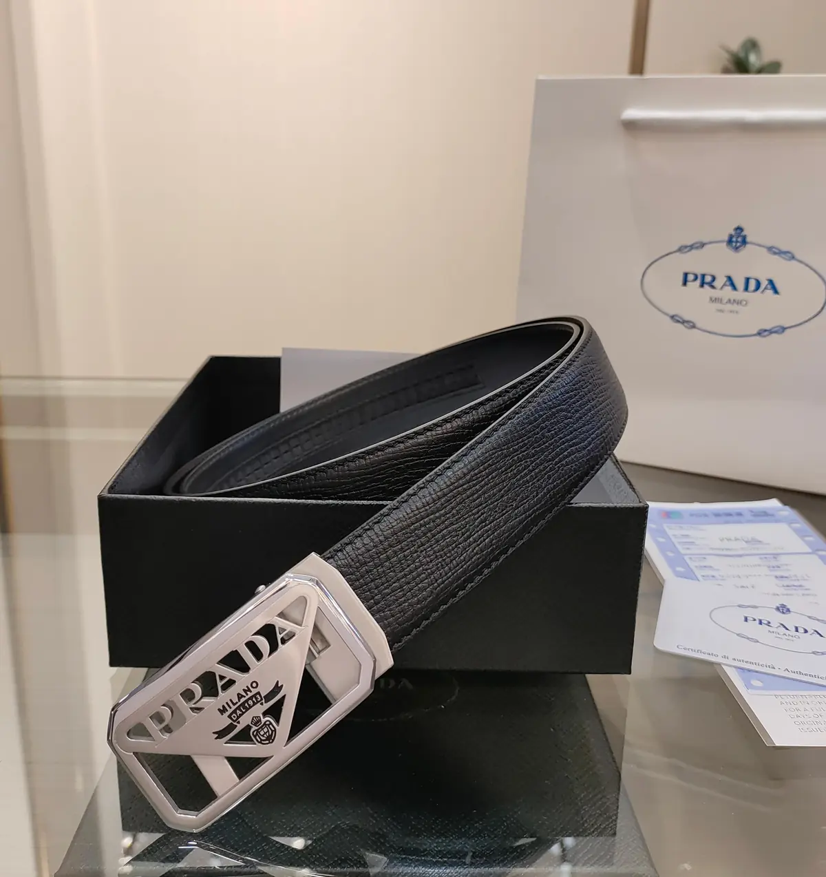 Prada Style Men's Belts Lookbook Reference image 1