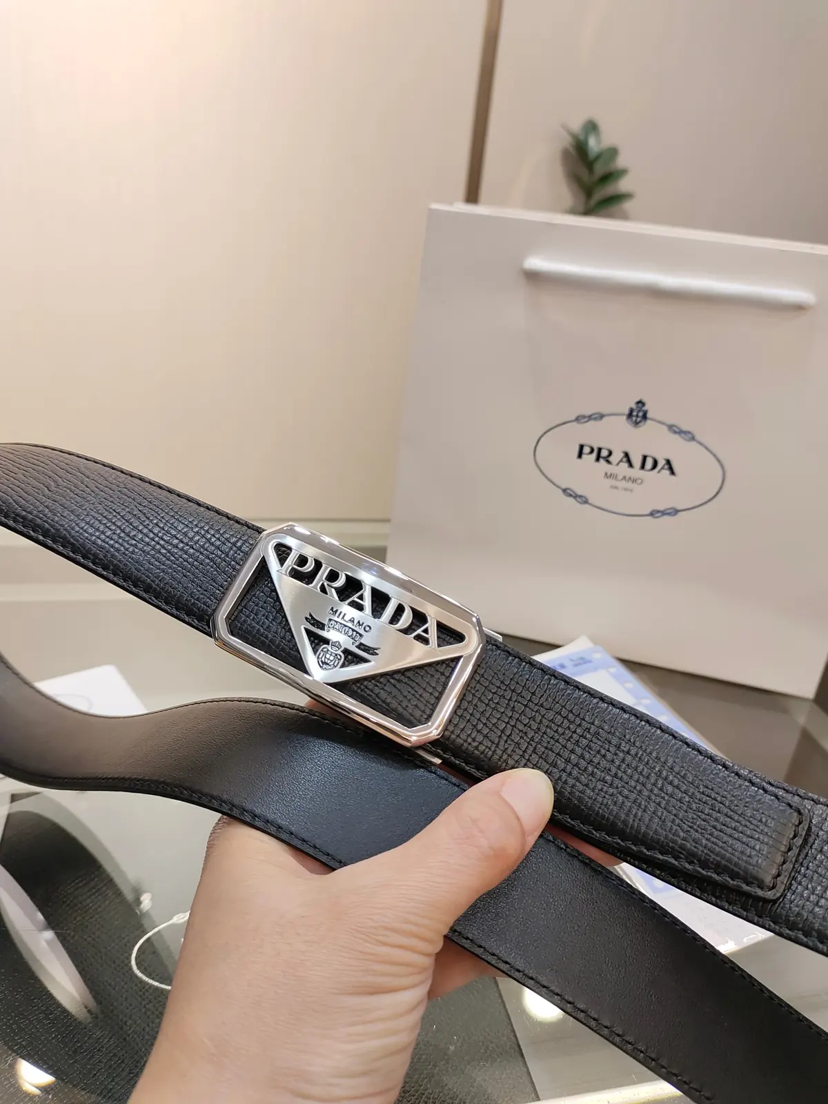 Prada Style Men's Belts Lookbook Reference image 4