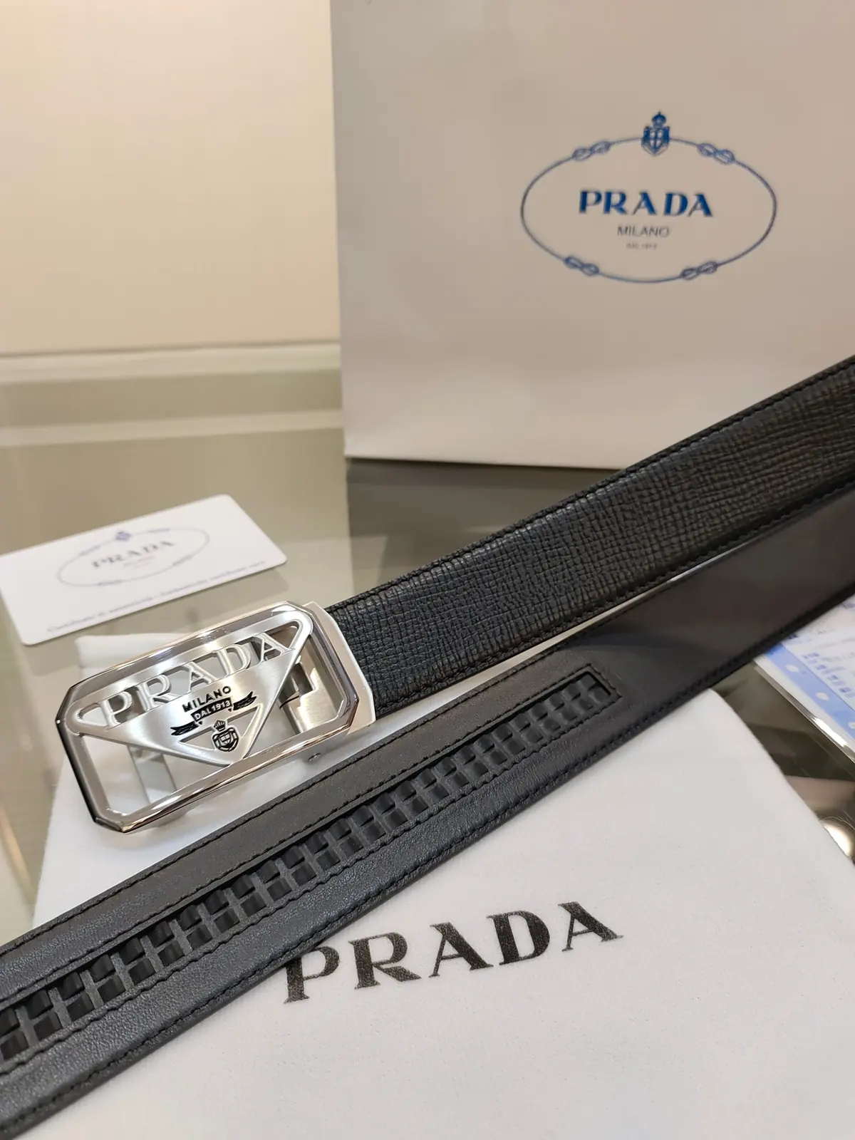 Prada Style Men's Belts Lookbook Reference image 5
