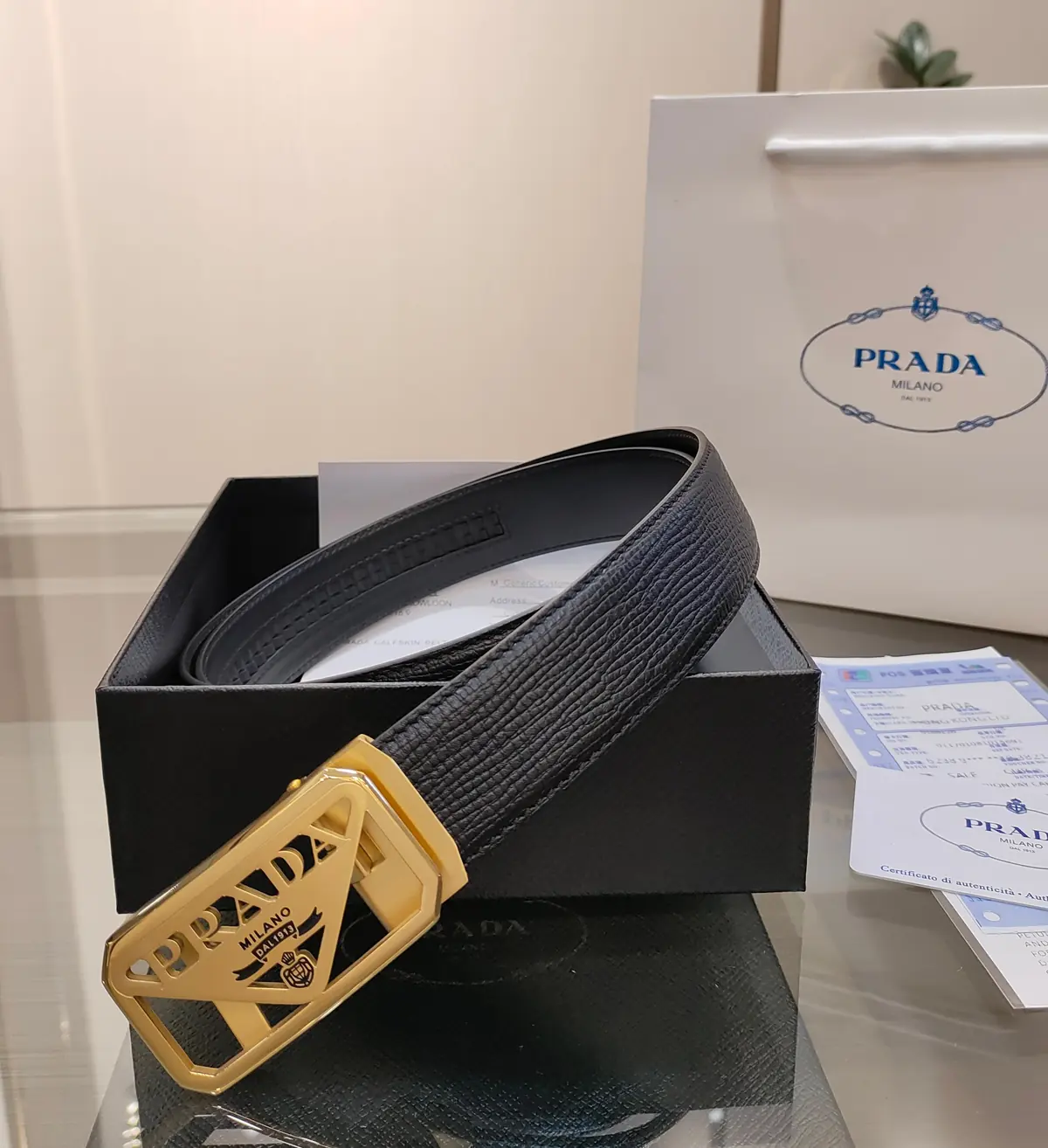 Prada Style Men's Belts Lookbook Reference image 1