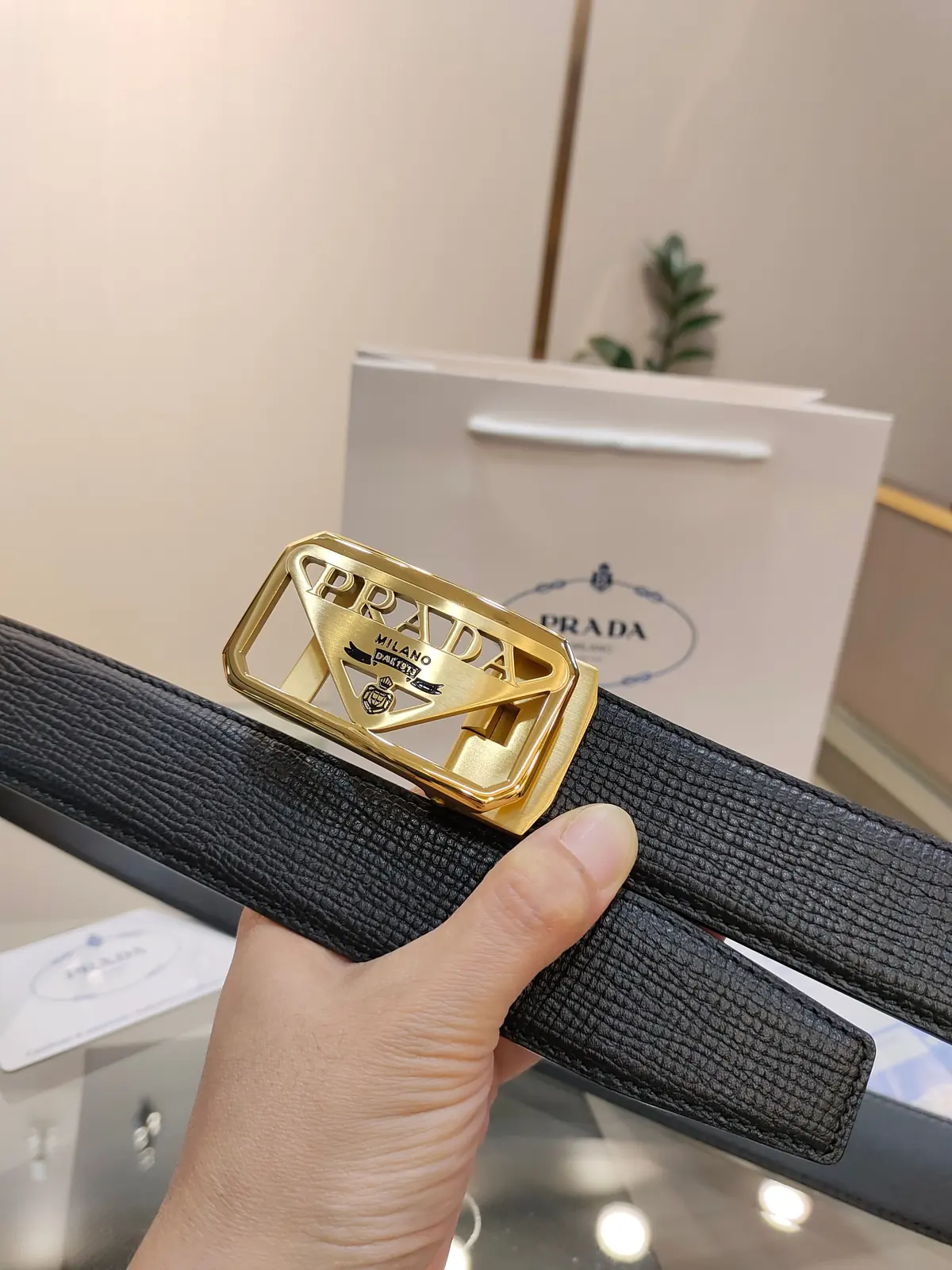Prada Style Men's Belts Lookbook Reference image 2