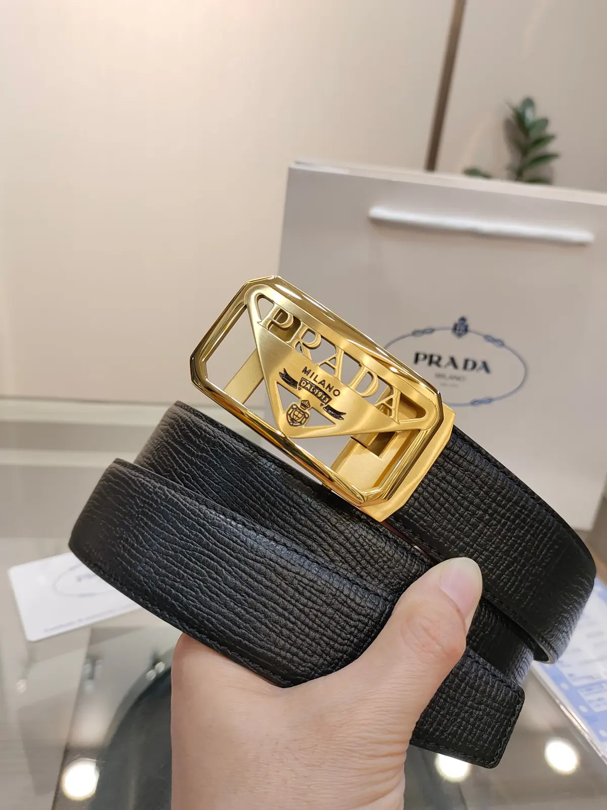 Prada Style Men's Belts Lookbook Reference image 3