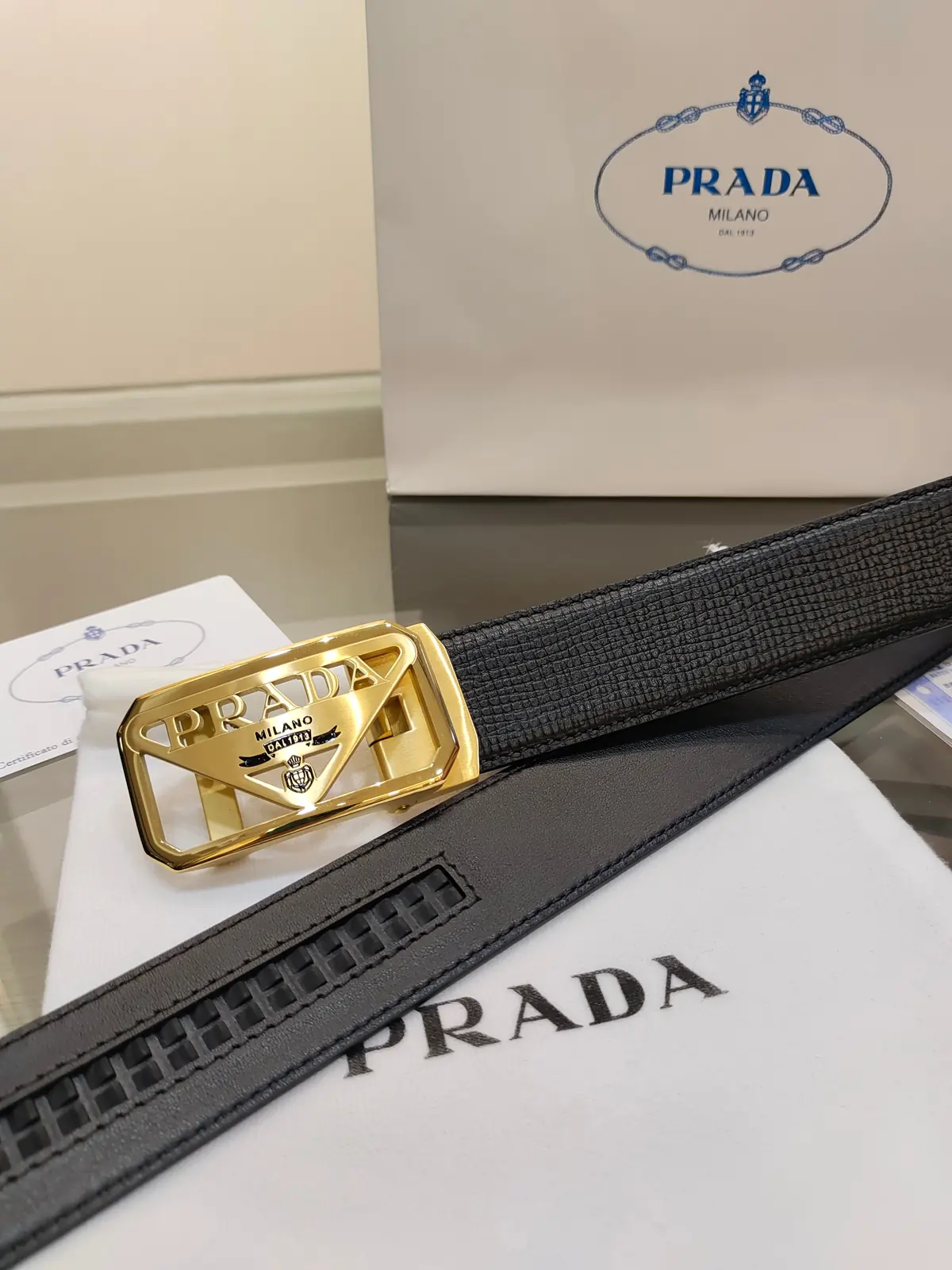 Prada Style Men's Belts Lookbook Reference image 5