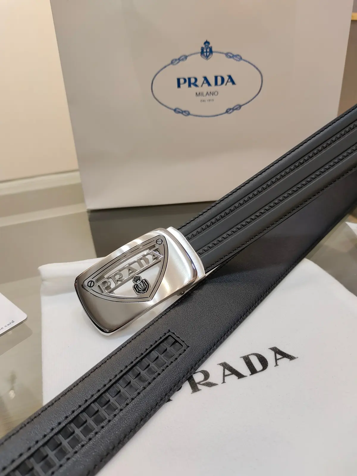 Prada Style Men's Belts Lookbook Reference image 5