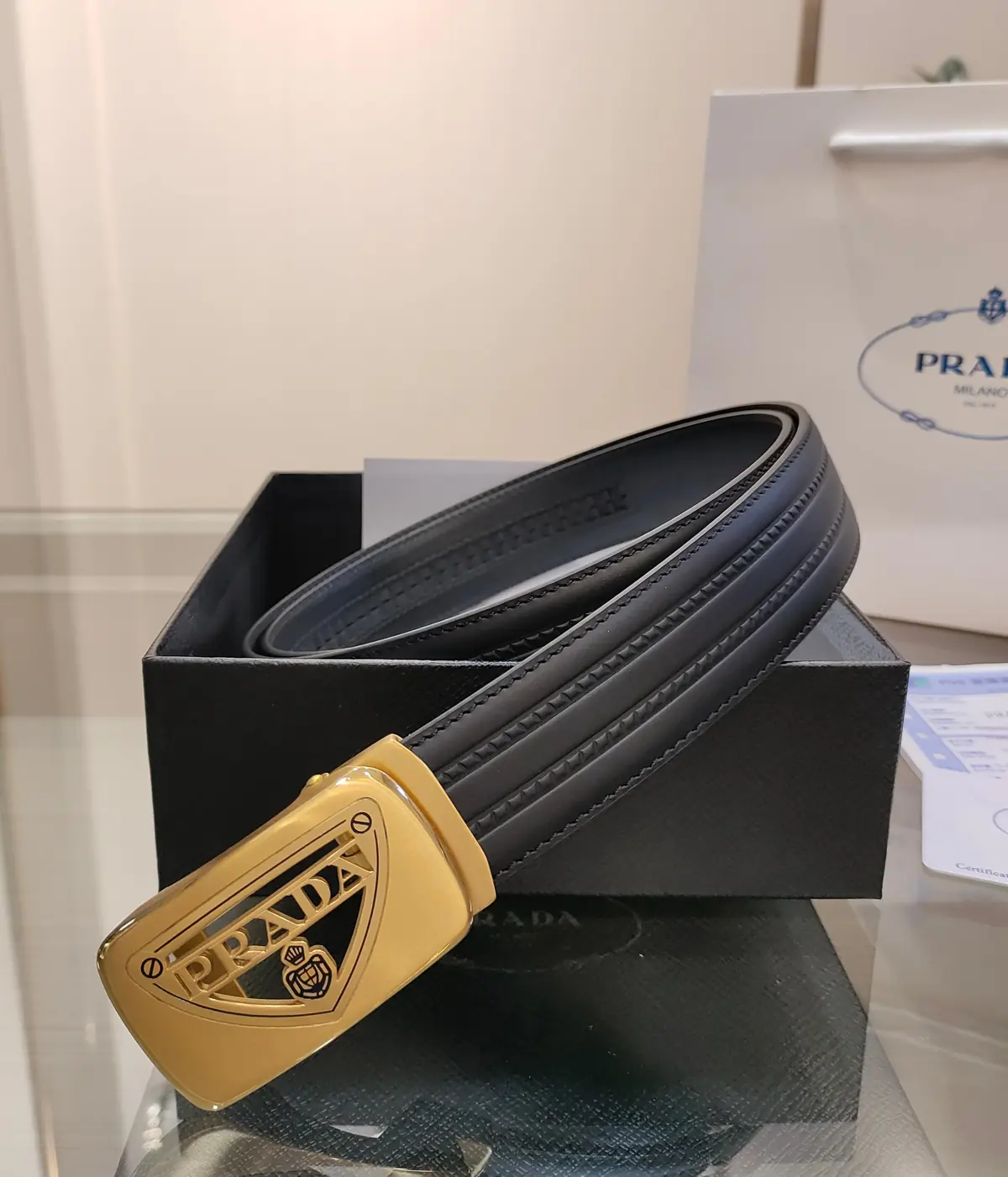 Prada Style Men's Belts Lookbook Reference image 1