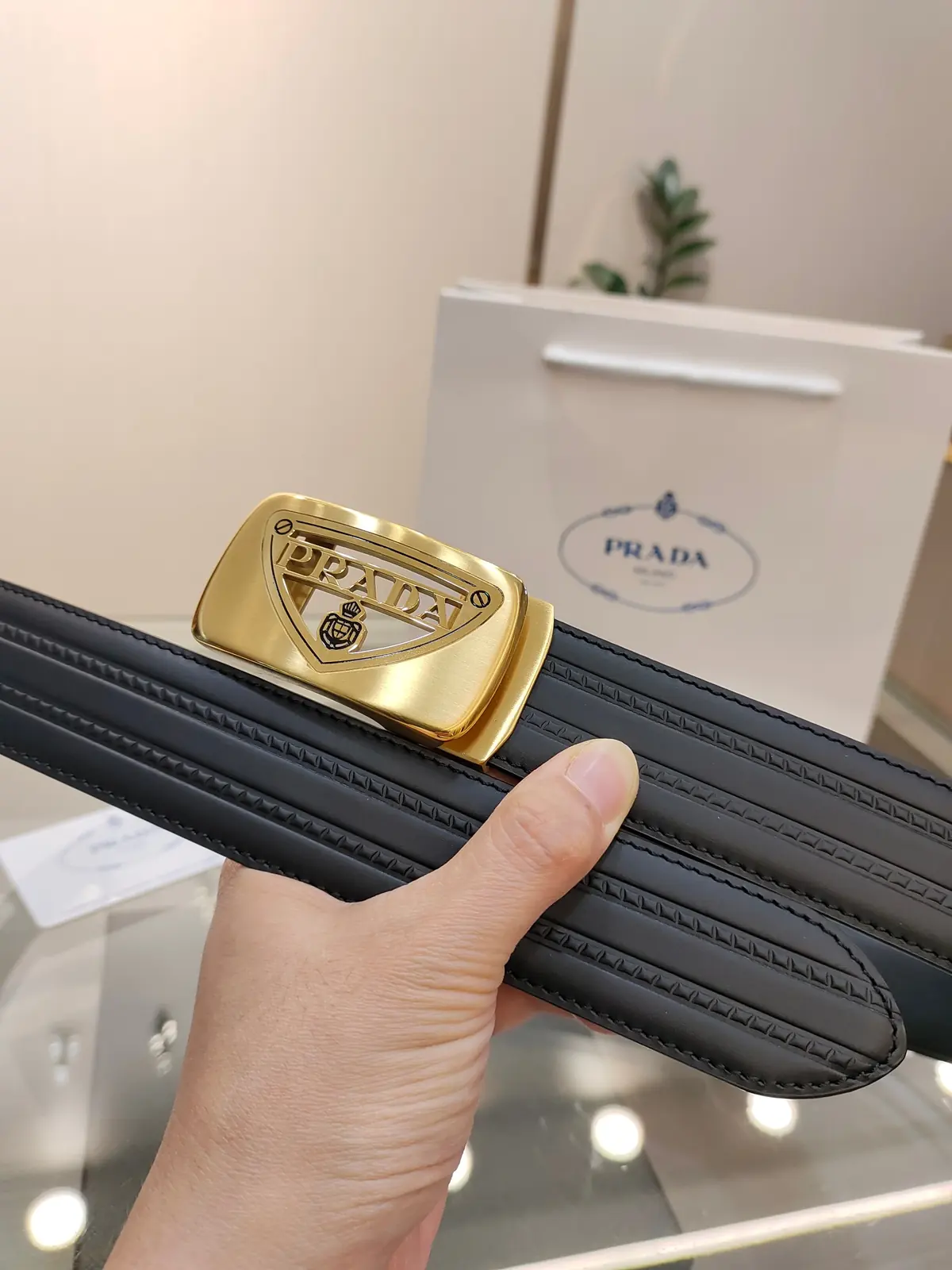 Prada Style Men's Belts Lookbook Reference image 2