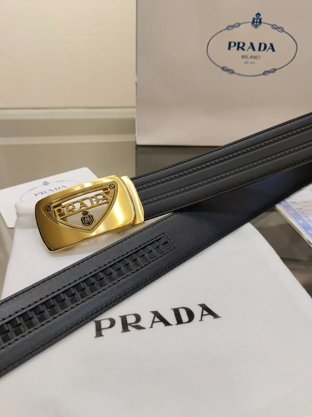 Prada Style Men's Belts Lookbook Reference image 5