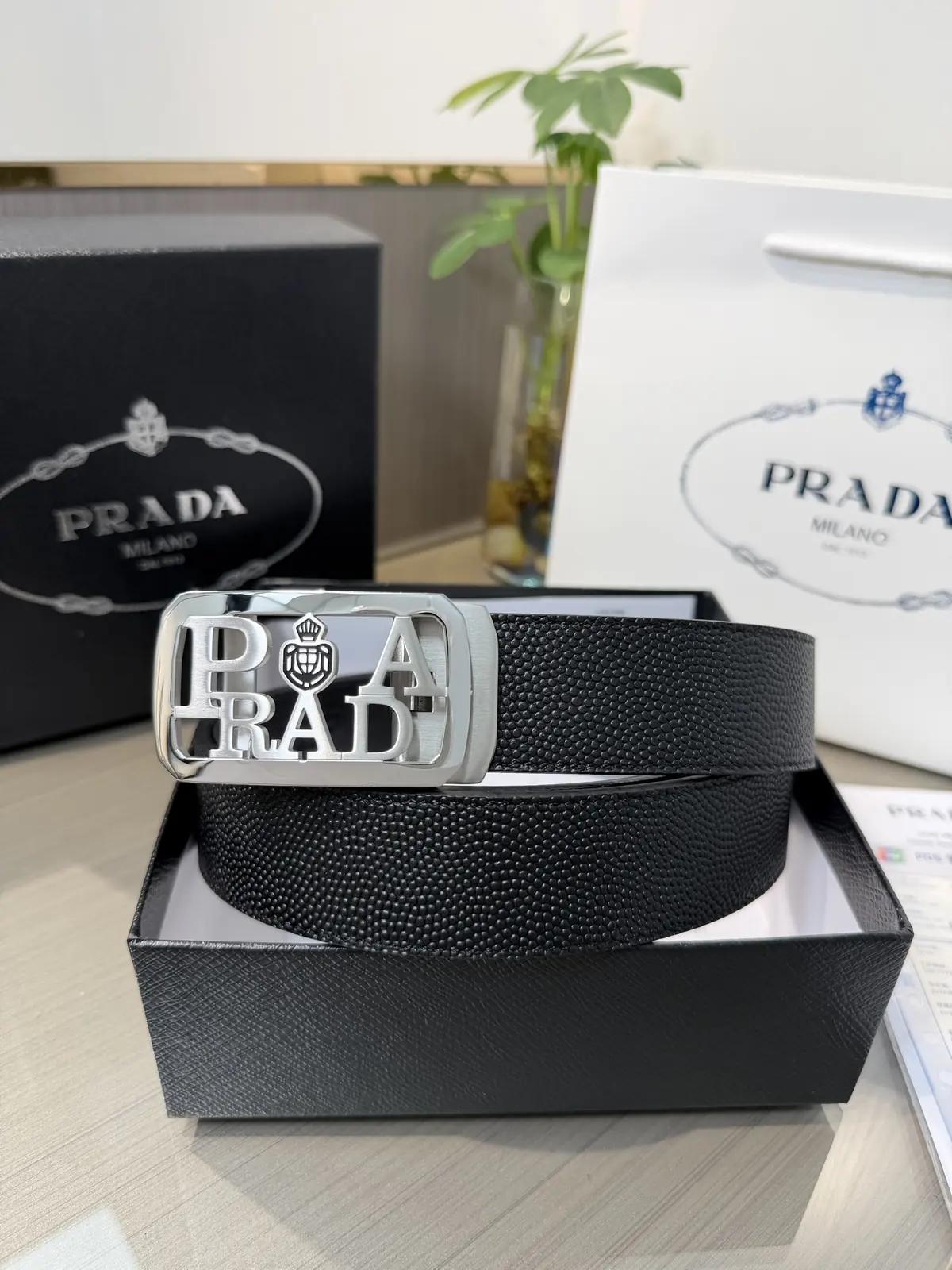 Prada Style Men's Belts Lookbook Reference image 1