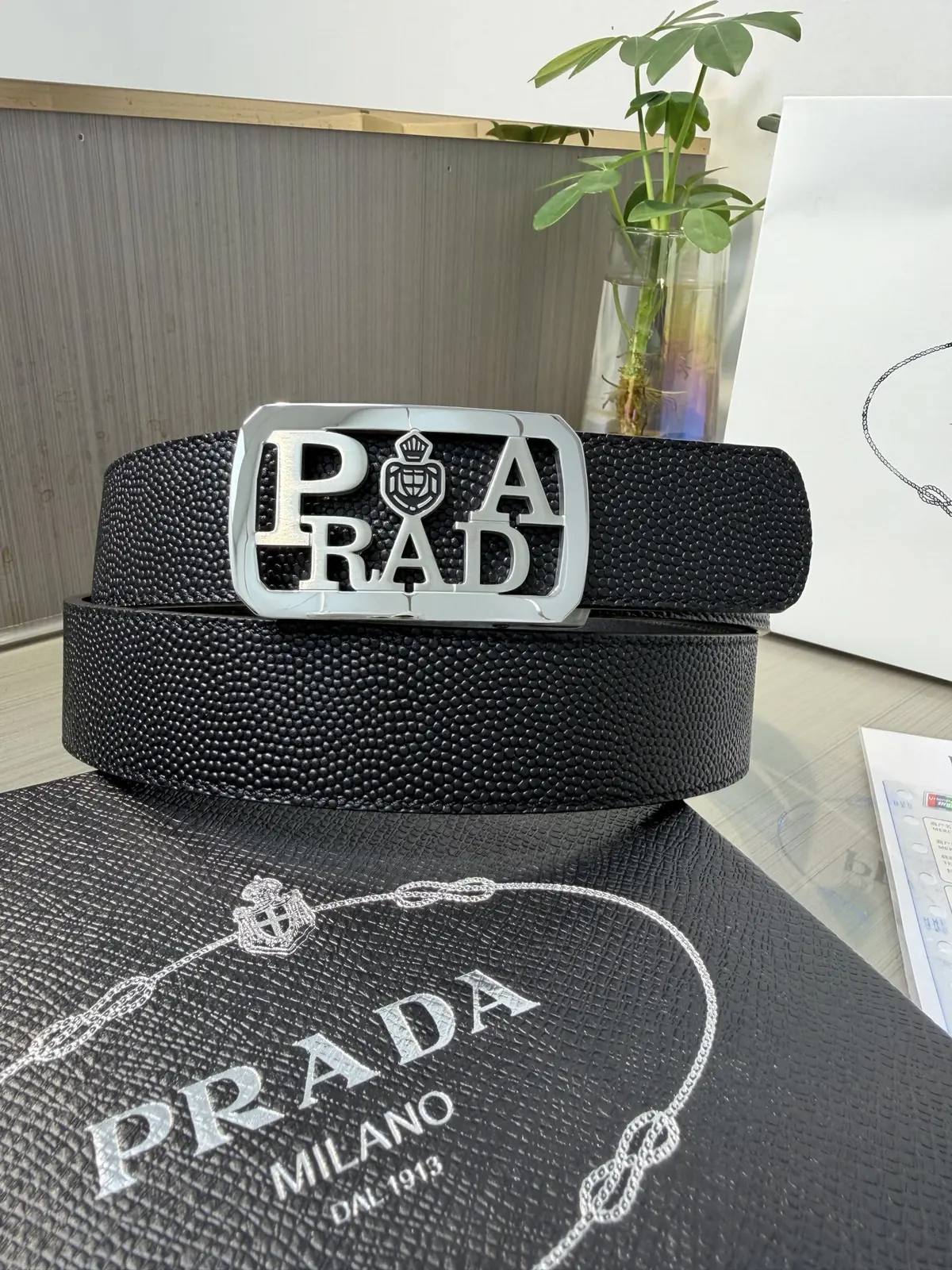 Prada Style Men's Belts Lookbook Reference image 4