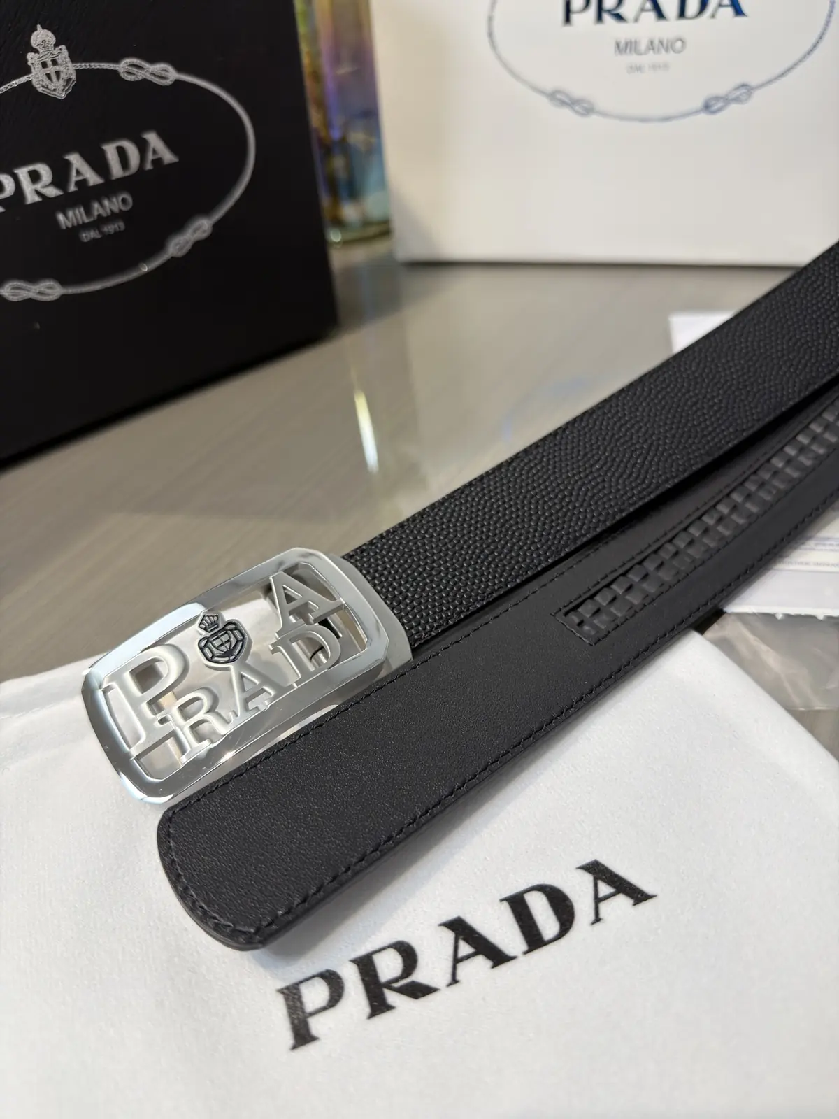 Prada Style Men's Belts Lookbook Reference image 5