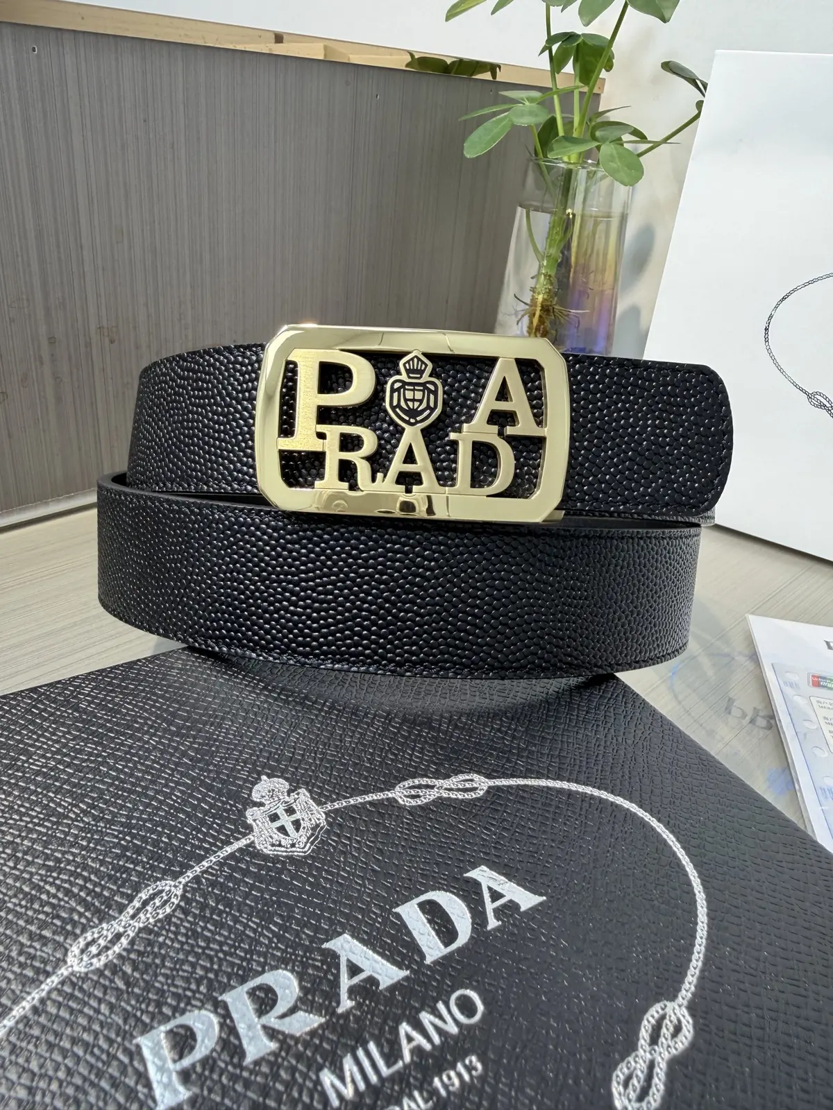 Prada Style Men's Belts Lookbook Reference image 4