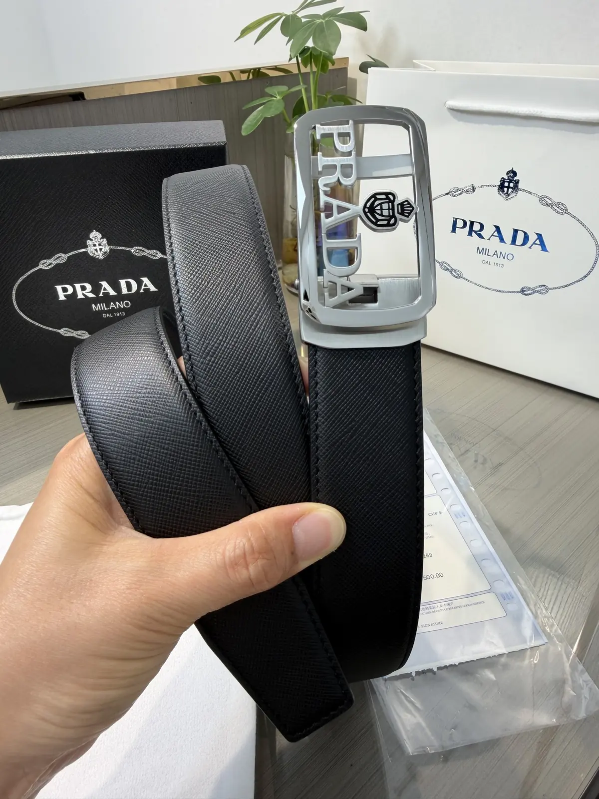 Prada Style Men's Belts Lookbook Reference image 3