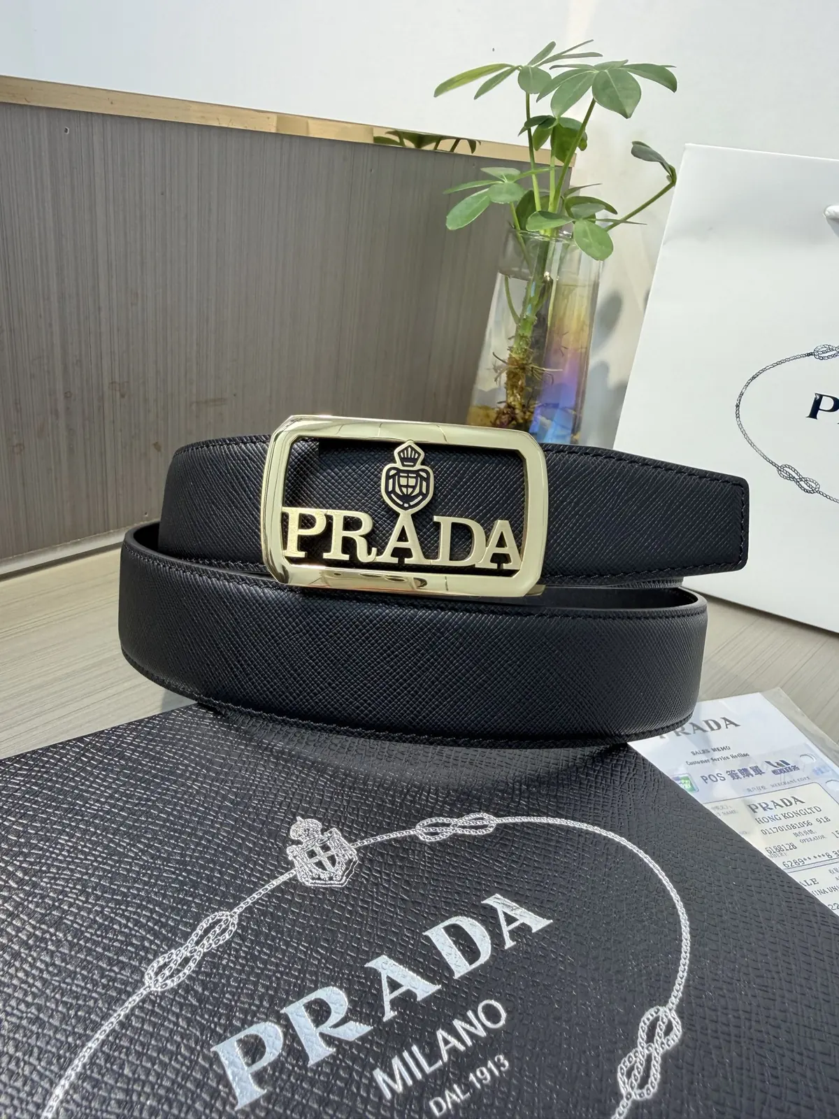 Prada Style Men's Belt Lookbook Reference image 4