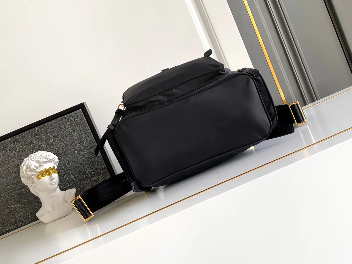 Prada Style Nylon Backpack Lookbook Reference image 4