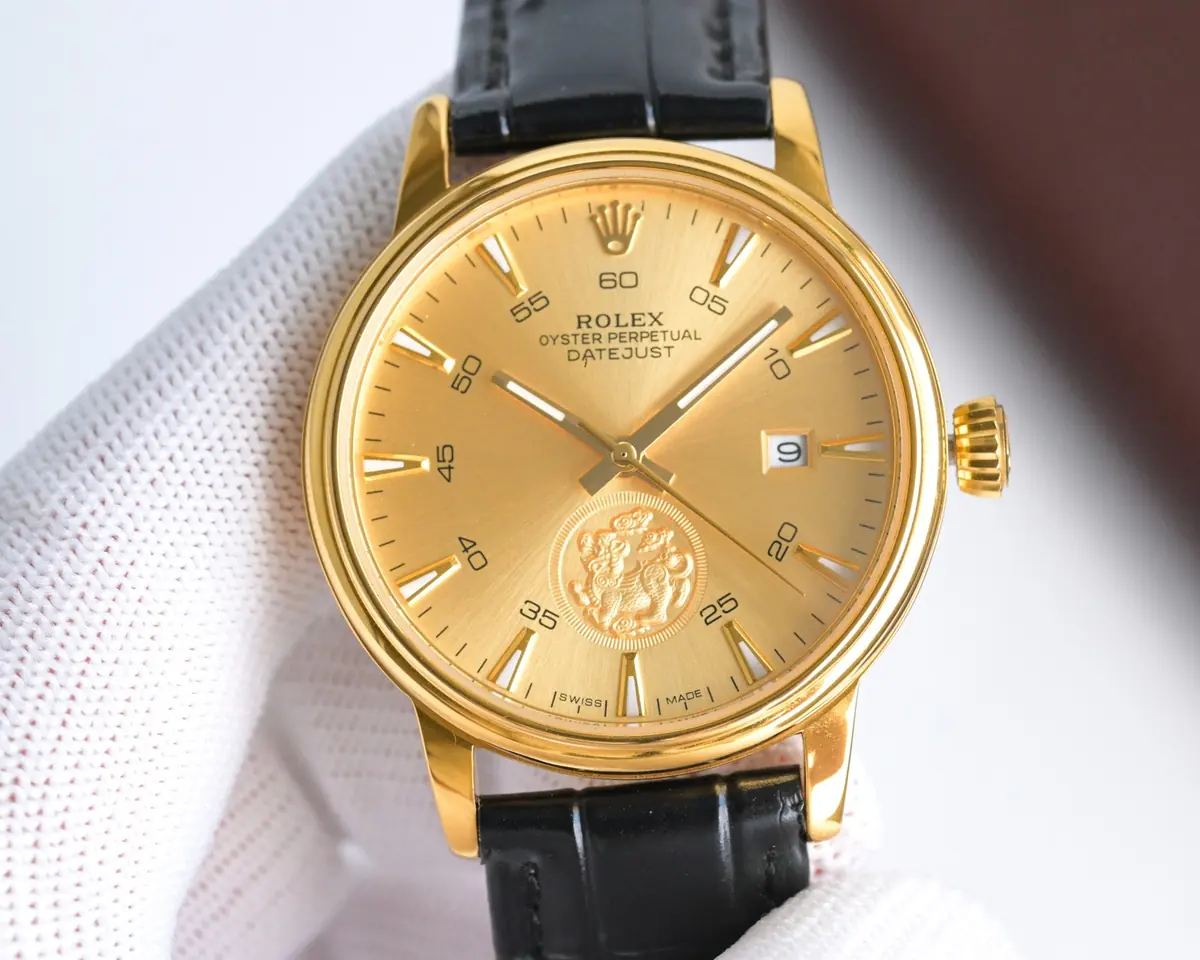 Rolex（劳力士） Style Beige Leather Watches Lookbook Reference image 3