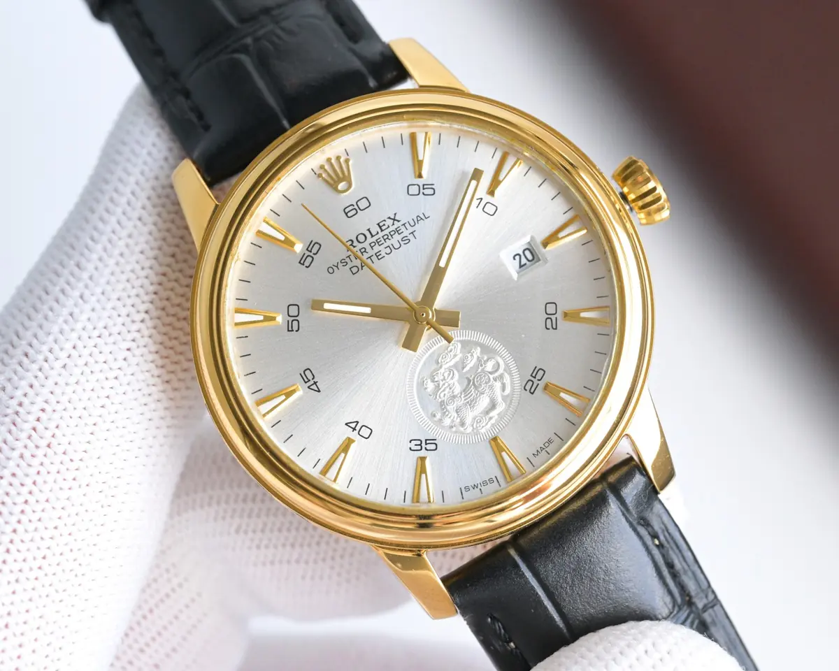 Rolex（劳力士） Style Beige Leather Watches Lookbook Reference image 4