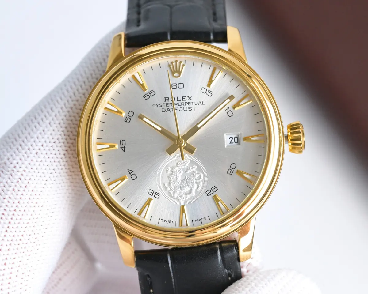 Rolex（劳力士） Style Beige Leather Watches Lookbook Reference image 5
