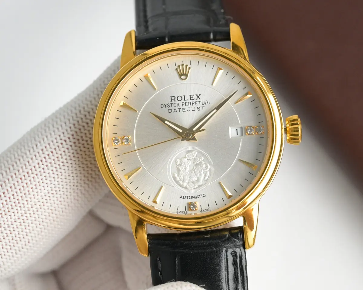 Rolex（劳力士） Style Beige Leather Watches Lookbook Reference image 2