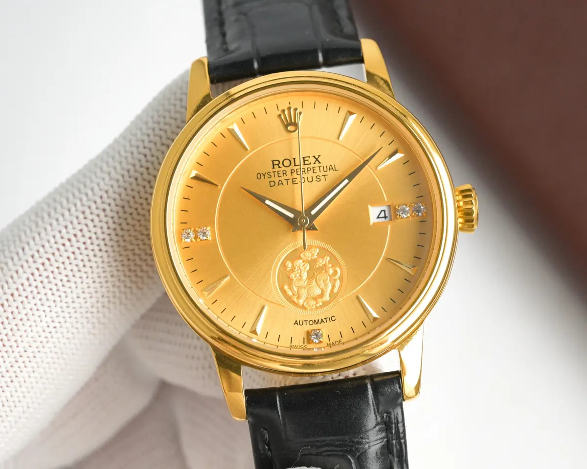Rolex（劳力士） Style Beige Leather Watches Lookbook Reference image 2