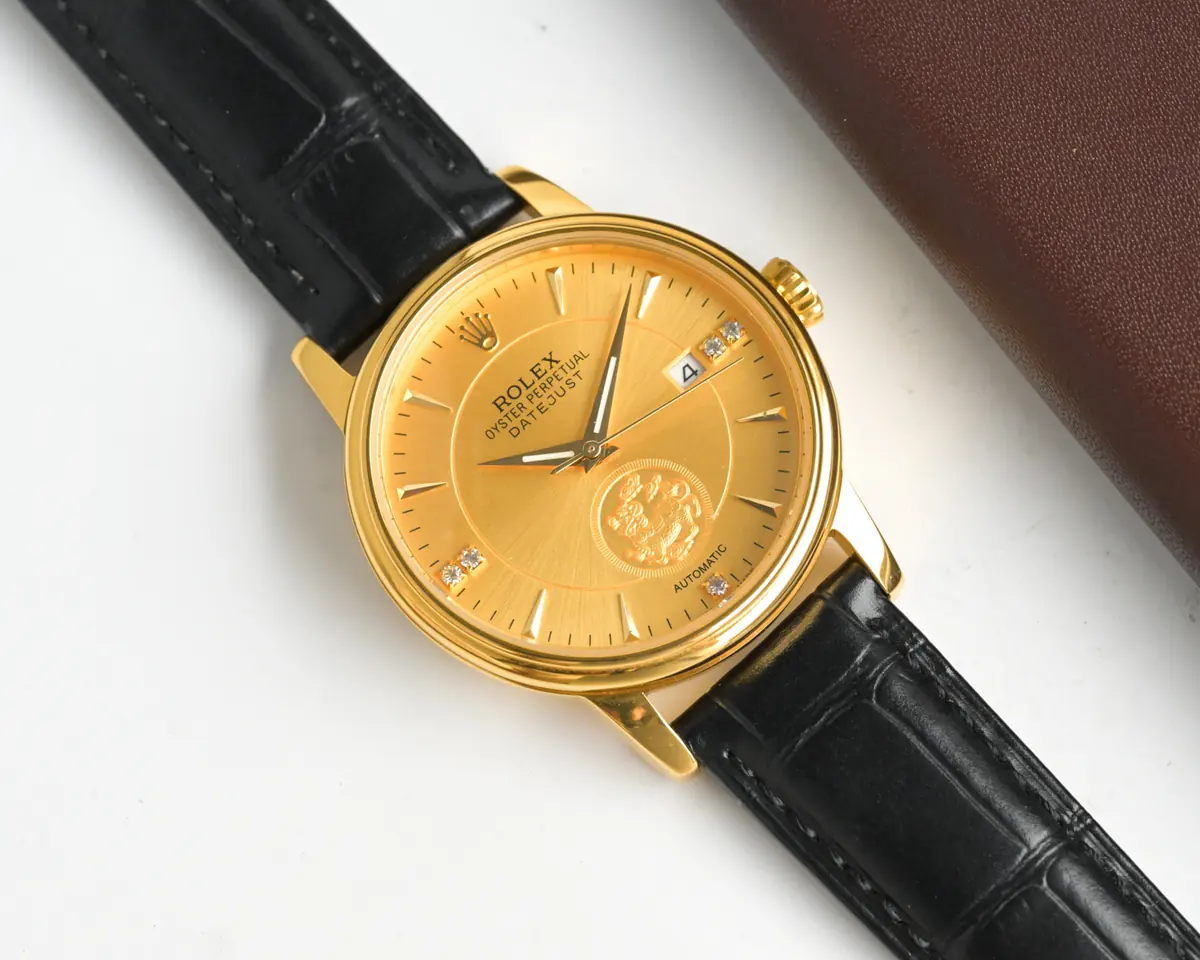 Rolex（劳力士） Style Beige Leather Watches Lookbook Reference image 5
