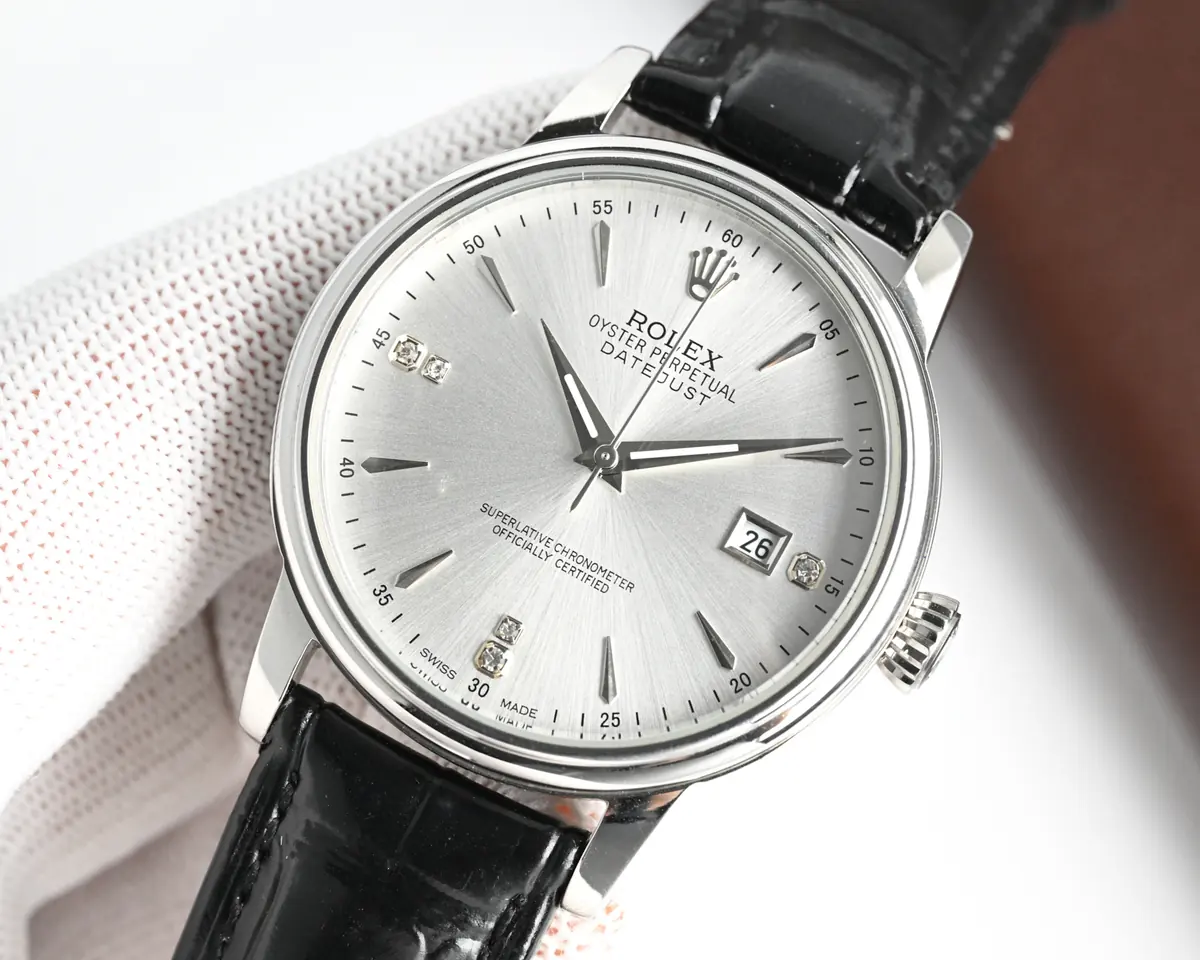 Rolex（劳力士） Style Beige Leather Watches Lookbook Reference image 1