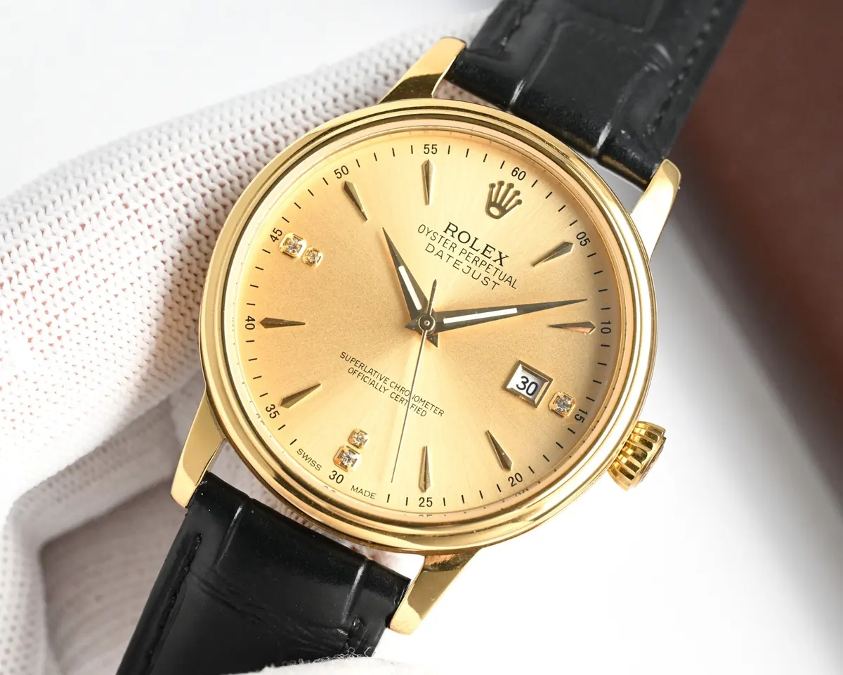 Rolex（劳力士） Style Beige Leather Watches Lookbook Reference image 2