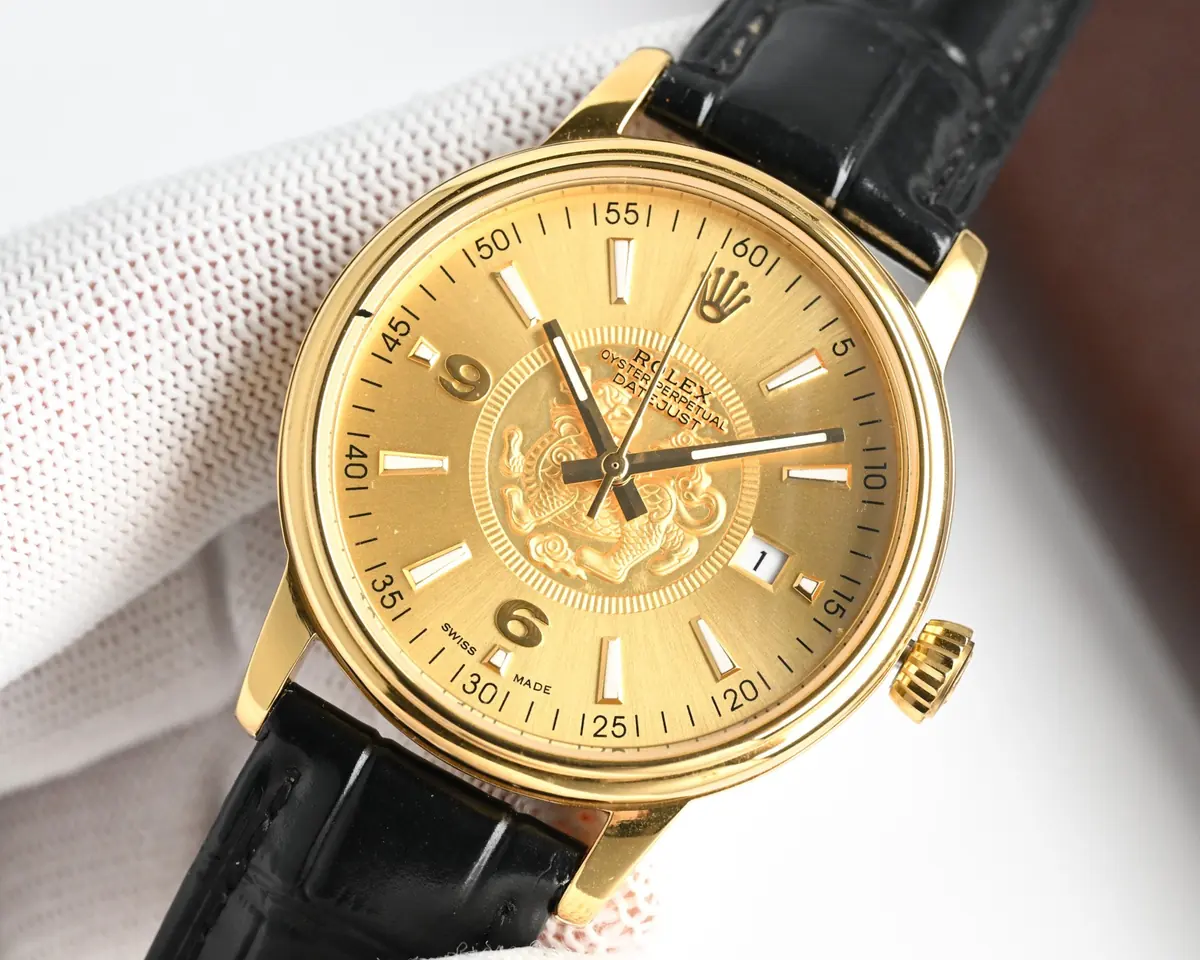 Rolex（劳力士） Style Beige Leather Watches Lookbook Reference image 1