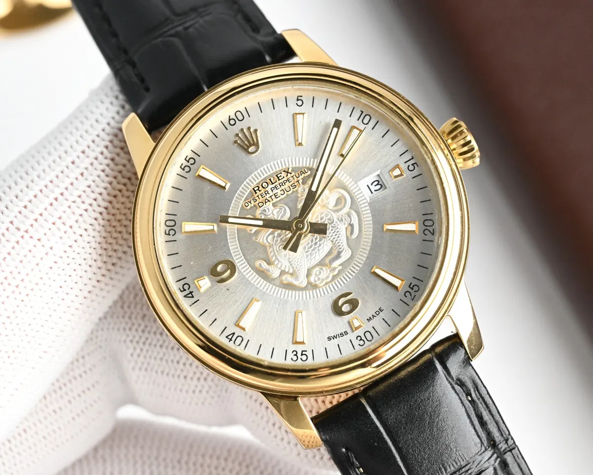Rolex（劳力士） Style Beige Leather Watches Lookbook Reference image 6