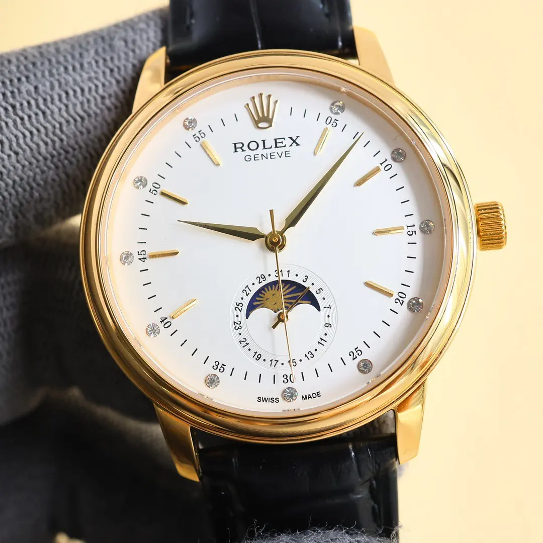Rolex（劳力士） Style Blue Leather Watches Lookbook Reference image 1