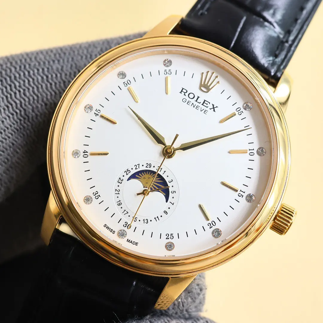 Rolex（劳力士） Style Blue Leather Watches Lookbook Reference image 2