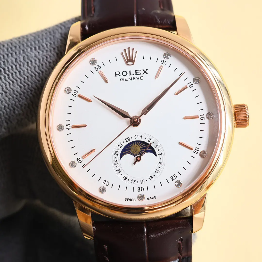 Rolex（劳力士） Style Blue Leather Watches Lookbook Reference image 4