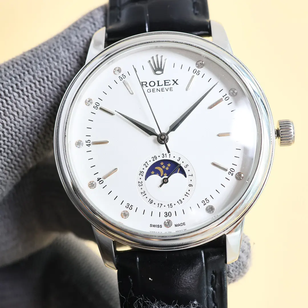 Rolex（劳力士） Style Blue Leather Watches Lookbook Reference image 1
