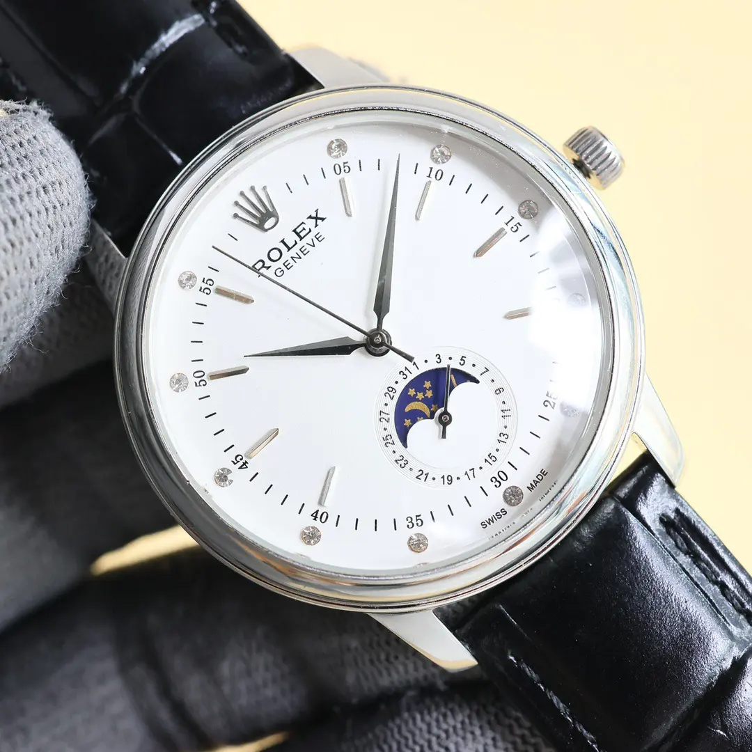 Rolex（劳力士） Style Blue Leather Watches Lookbook Reference image 3