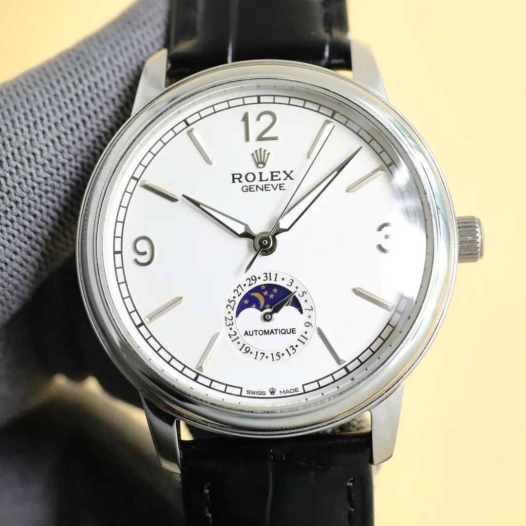 Rolex（劳力士） Style Blue Leather Watches Lookbook Reference image 1