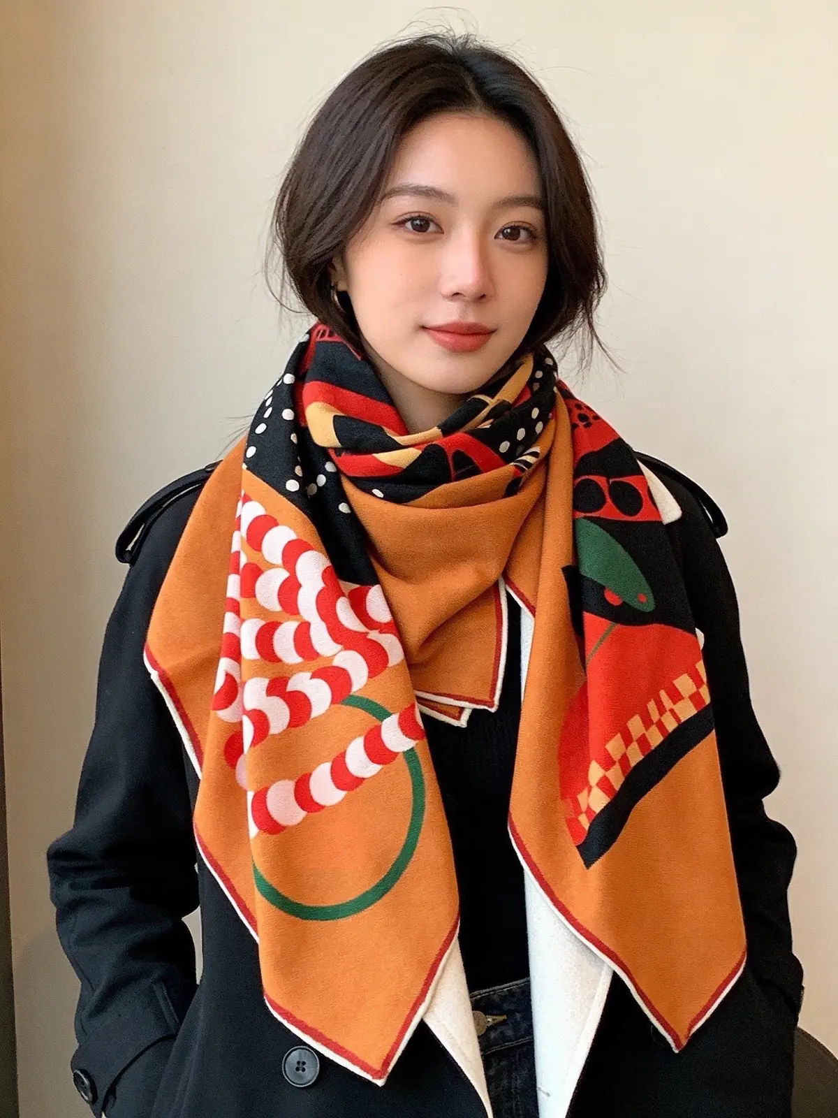 Scarf（围巾） Style Scarf Lookbook Reference image 1