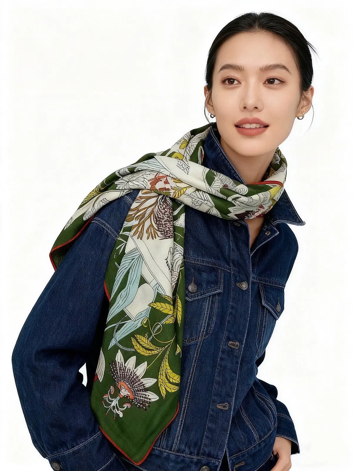 Scarf（围巾） Style White Bag Lookbook Reference image 2